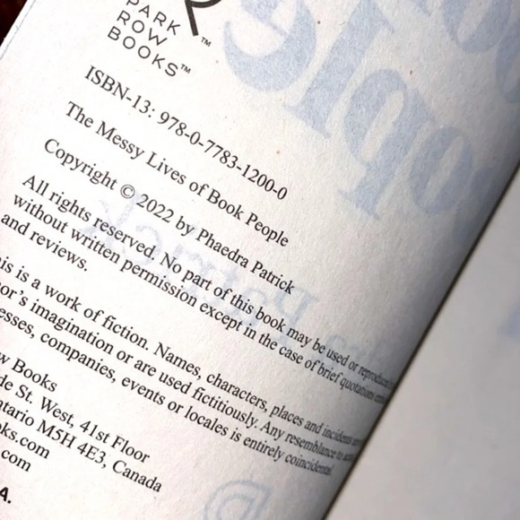 The Messy Lives of Book People paperback book 2022 - Picture 3 of 4